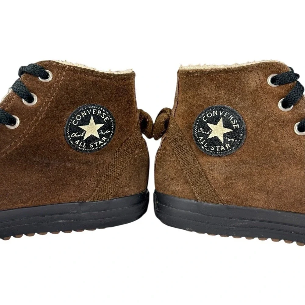 Converse‎ Chuck Taylor High Top Brown Suede Sneakers High Top Youth Size 4